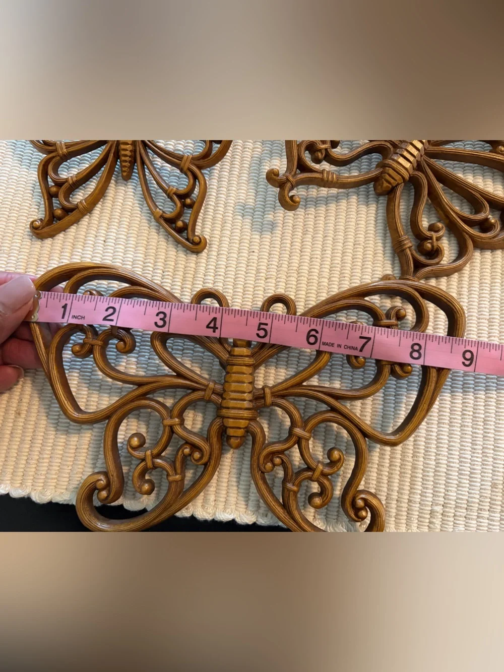 Vintage Butterfly Wall Decor Set - Elegant Home Accent